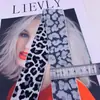 [Suministro directo de fábrica] top de cintura para mujer con estampado de leopardo amarillo terroso banda elástica tejido jacquard de color banda elástica para cintura de pantalón cabeza de falda goma