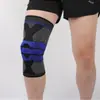 Rodilleras Deportivas con Tiras de Soporte de Muelle de Silicona para Ciclismo al Aire Libre Transfronterizo, Baloncesto, Montañismo, Carrera y Protección de Fitness