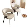 Silla de Comedor de Lujo Ligero Estilo Italiano con Respaldo, Adecuada para Comedores Domésticos, Silla con Respaldo Minimalista Moderno Nórdico, Taburete de Reunión para Hotel