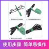 Fabricante Mayorista de Velcro de Doble Cara Nylon de Doble Cara para Ribete de Cortina y Correas de Almacenamiento para Gestión de Cables con Cierres Adhesivos