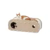 Túnel para Gatos Empalmable Hecho a Medida Transfronterizo, Cama Cómoda para Gatos con Juguete de Plumas para Gatos, Suministros para Mascotas para Hogares con Múltiples Gatos, Adecuado para Todas las Estaciones