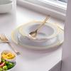 Tazón desechable para ensalada de 7.5 pulgadas 12 OZ Phnom Penh plato hondo plástico duro PS tazón para ensalada tazón para sopa tazón para salsas de fiesta
