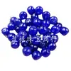 Ágata Azul Royal Gelo Contas Estilo Antigo Contas Soltas de Jade Calcedônia Azul Passepartout Pulseira Colar Acessórios de Joias Contas