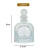 Moda Simples Beleza Esculpido Sem Fogo Rattan Fragrância Expansível Vidro Garrafa de Aromaterapia Casa Hotel Ornamentos Garrafa Vazia de Aromaterapia