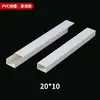 Canaleta Cuadrada de PVC Ignífuga para Cableado Doméstico, Canaleta para Cableado Eléctrico, Cableado de Electricista, Gabinete de Distribución, Impermeable y a Prueba de Fuego de PVC