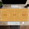 Alfombrilla de ratón para juegos de eSports de cancha de baloncesto deportiva, alfombrilla grande de escritorio para teclado de computadora, gruesa y resistente a las manchas, de alta gama