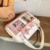 Diseño de Estilo Ins Simple Versátil Bolso de Hombro de Gran Capacidad para Bebés y Niñas de Doble Uso Bolso de Hombro 20CM Bolso Cruzado Bolso para el Dolor