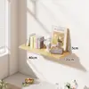 Estante de Pared Oculto de Una Sola Línea Estantería para Libros Colgante de Pared para Sala de Estar Estante Colgante de Pared para Dormitorio