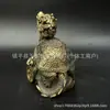 Adorno de Tortuga Dragón de Resina para Atraer Riqueza, Adecuado para Sala de Estar u Oficina, Decoración de Cabeza de Dragón, Artesanía de Imitación de Cobre, Regalo para Ceremonia de Apertura, Adorno de Estilo Antiguo
