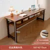 Mesa para quarto de menina, uso doméstico, mesa retangular longa, mesa estreita de parede, bancada de trabalho, mesa de computador, simples para casa de aluguel