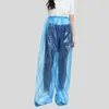 Pantalones de Lluvia Desechables Largos Impermeables para Rafting, Senderismo, Ciclismo, Viajes, Hombres y Mujeres, Chubasquero Dividido, Polainas de Plástico, Venta al por Mayor