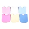 Baberos de Felpa Suave de Color Sólido de Doble Capa Fabricante Venta al por Mayor Baberos para Bebé Toallas para Saliva Productos para Madre y Bebé Venta al por Mayor