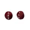Pendientes Asimétricos de Manzana para Mujer, Diseño Único, Nuevo Estilo Popular 2025, Moda de Nicho, Accesorios para Orejas Personalizados y Exquisitos