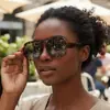 Moda Europeia e Americana Novo Óculos de Sol Simples com Lente Única Personalidade Versátil Tendência Óculos de Celebridade da Internet Estilo de Rua Óculos de Alta Qualidade