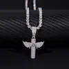 Recomendación de Super Hip-Hop Estilo Nuevo: Colgante de Cruz Único de Plata S925 Incrustado con Moissanita Vvs para Hombres y Mujeres en Europa y América