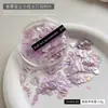 Accesorios de arte para uñas ultradelgados estilo japonés, piezas de concha de aurora irregulares naturales, piezas de concha de nácar iridiscente de acetato estilo ins