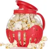 Pote de Vidro de Alto Boro para Pipoca Caseira de Micro-ondas 2,25Qt Grande Capacidade Auto-Explosivo Máquina de Pipoca Vendida Quente Transfronteiriça