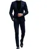 Nuevo Conjunto de Traje para Hombre Transfronterizo de Comercio Exterior, Conjunto de Dos Piezas de Traje Casual de Negocios para Hombres Jóvenes, Ropa Formal para Hombres para Bodas y Cenas