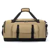 Bolsa de viagem simples com grande capacidade, bolsa multifuncional para esportes e fitness, bolsa de ioga com separação de seco e úmido, personalizável com logotipo, bolsa de mão