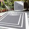 Alfombrillas de Polipropileno para Exteriores al por Mayor del Fabricante con Formas Geométricas Clásicas, Impermeables, de Secado Rápido, Fáciles de Limpiar y Plegables