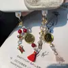 Colgante para Teléfono Móvil de Año Nuevo Colgante Mini de Aleación Hecho a Mano Creativo Llavero Adorno Año del Zodiaco Regalo