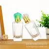 Frasco de Vidro Transparente com Fundo Espesso para Perfume, Frasco Vazio com Tampa Portátil, Frasco Recarregável para Perfume, Frasco de Vidro Cosmético com Borrifador