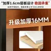 Estantería de almacenamiento de múltiples niveles para la sala de estar, estantería para el hogar integrada en la pared, estantería de pie, estante de almacenamiento simple de hierro y madera