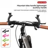 Manillar Auxiliar Ligero para Bicicleta de Montaña Nylon de una Pieza Bicicleta Manillar Auxiliar Pequeño Agarre de Ciclismo Accesorios para Bicicleta