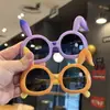 Nuevas gafas de sol polarizadas con forma de dibujos animados para niños, gafas de sol de silicona con diseño de conejito para fotos de hombres y mujeres, gafas de sol a prueba de rayos UV