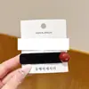 Presilha de Veludo Vermelho com Contas Casuais para Mulheres 2025 Nova Elegante Presilha Bb para Cabelo Lateral Franja Presilha Acessórios de Cabelo Outono e Inverno