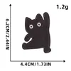 Patches de Bordado Computadorizado Patches de Desenho Animado Patches de Tecido Bordado Patches Termocolantes para Roupas Patches Adesivos Gato Gato Preto Diário Uso Diário