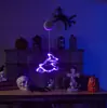 Lanternas Novas de Halloween e Páscoa Transfronteiriças, Boneca Bruxa de Chapéu Pontudo Lâmpada de Ventosa, Luz Decorativa Criativa Brilhante para Interior