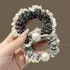 Goma para el pelo de encaje floral para mujer, Banda elástica para coleta alta, Cuerda para el pelo duradera de alta elasticidad, Elegante accesorio para el pelo