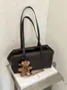 Bolsa de Grande Capacidade com Textura de Alta Qualidade para Mulheres 2026 Outono/Inverno Novo Estilo Moda para o Trabalho Bolsa de Ombro Bolsa Tote Casual Versátil