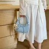 Bolso Cruzado Elegante con Lazo Estilo Coreano, Bolso de Hombro Personalizado, Nuevo Bolso de Moda Tendencia Nicho Primavera 2026 para Mujeres