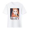 Camiseta Crazy Gambling Deep Animação Círculo Casal Masculino e Feminino Estudante Manga Curta Lua Amarela Luna Cobra Manga Sonho Camiseta de Algodão