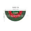 Bandera colgante de Navidad nueva transfronteriza de Amazon Bandera semicircular Bandera en forma de abanico Bandera de forma especial Decoración de barandilla para fiesta de Halloween