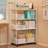 Estante, Rack de Armazenamento de Bolsas de Livros Multicamadas de Chão, Carrinho Móvel para Lanches, Rack de Armazenamento de Arquivos para Escritório, Pequena Estante para Crianças