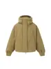Chamarra de Invierno Blanca Disfrazada Nanxia con Cuello Ancho Alto con Capucha de Plumas para Pareja Abrigo Alto con Capucha a Juego para Hombre