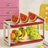 Estante de Almacenamiento para Tazas, Soporte de Escritorio para Vasos de Agua, Estante de Secado Doméstico de Doble Capa, Organizador de Tazas y Tazas de Té para Mesa de Comedor