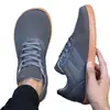 Sapatos Amplos para Uso Externo Transfronteiriços, Sapatos Casuais Planos, Sapatos de Caminhada Masculinos, Sapatos Minimalistas (Barefoot), Sapatos Esportivos com Biqueira Larga, Sapatos Casuais para Pés Largos