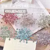 K9 Nuevo Súper Brillante Fondo Plano Cuadrado Uñas Arte Rhinestones Cuadrados Coloridos Rhinestones Forma Cuadrada Pequeños Apilables Rhinestones Accesorios Decorativos 33