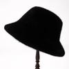 Sombrero de Pescador en Stock, Estilo Nuevo, Piel de Visón, A Prueba de Frío, Cálido, Sombrero de Cubo de Ala Ancha, Engrosado, Versión Coreana, Hace que la Cara Parezca Más Pequeña, Peludo
