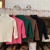 [en stock] Ropa infantil de Corea del Sur otoño e invierno ropa infantil cálida de punto camisa básica estilo extranjero Joker niños y niñas