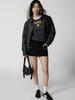 Primavera 2024 Manga Corta Ajustado Ropa de Bebé Bordado de Letras Tops para Mujer Streetwear Y2K