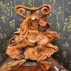 Estatuas Lei Zaomu Tallado Zhao Gongming Como un Rayo Zaomu Zhao Xuantan Tianjun Como Adornos de Coche