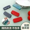 Capa de silicone anti-queimadura para alças de panela, capa resistente ao calor para alças de panelas de ferro fundido, capa universal resistente a altas temperaturas para panelas de vapor e panelas de ferro, capa anti-queimadura para orelhas de panela