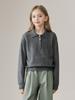 Tricô Polo de Lã Mista para Meninas e Crianças Outono Novo Tops de Alto Padrão Francês