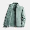 Cárdigan de Lana Polar NASA Ropa para Mujer Invierno Ropa de Carga Forro de Lana Coral Forro Polar Espesado Abrigo de Lana para Hombre de Doble Cara