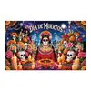 Fondo de Decoración para Festival Mexicano del Día de Muertos Transfronterizo, Fondo Fotográfico para Ambiente de Evento, Hecho a Medida, Tema Dropshipping